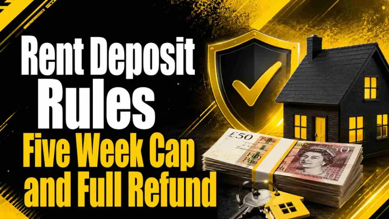 Rent Deposit Rules Five Week Cap and Full Refund