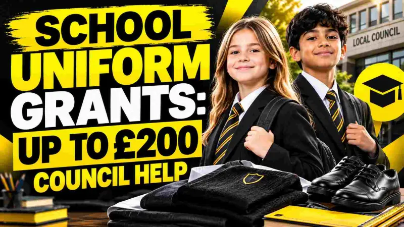 School Uniform Grants Up to £200 Council Help