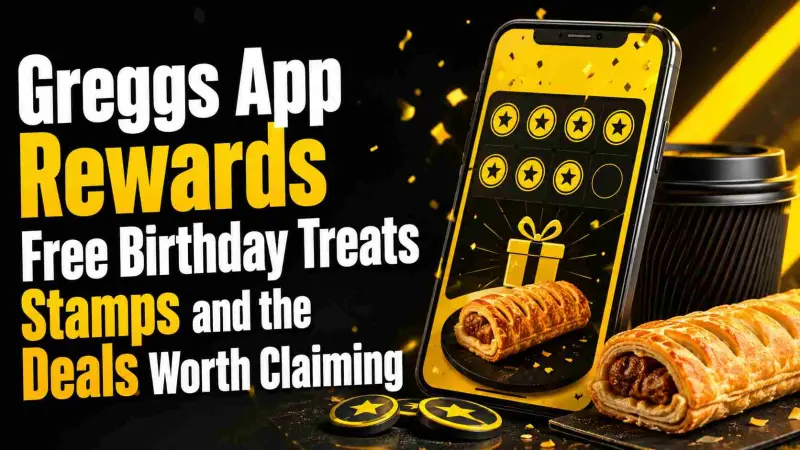 Greggs App Rewards Birthday Treats and Free Stamps
