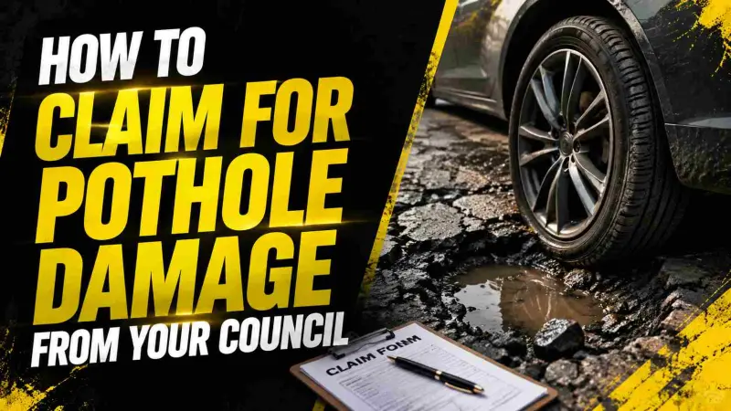 How to Claim for Pothole Damage From Your Council