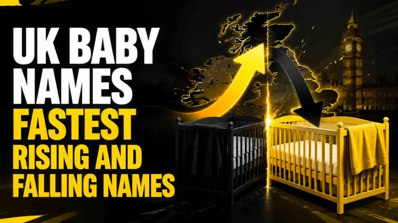 UK Baby Names Fastest Rising and Falling Names