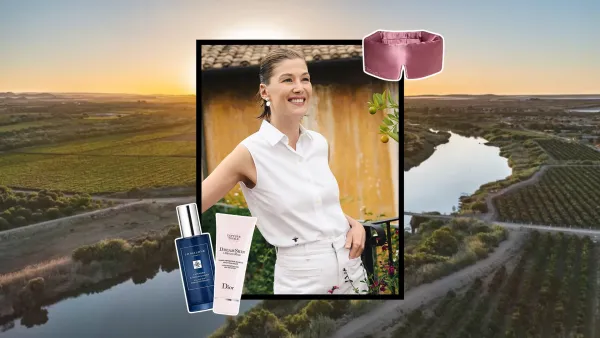 Rosamund Pike on Her In-Flight Rituals and Travel Surprise