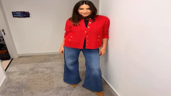 Lisa Snowdon’s Red Cardigan: The Ultimate Spring Trend