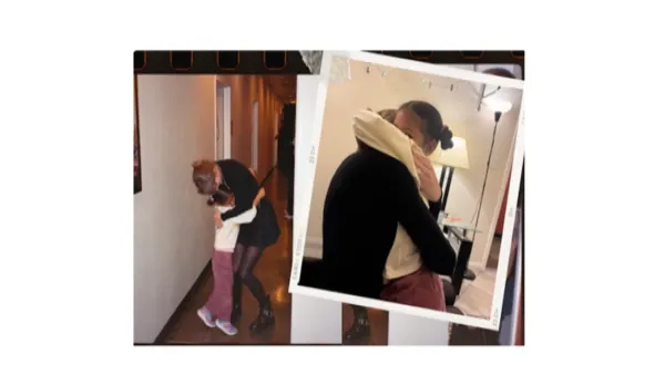 Jodie Turner-Smith’s Daughter Hugs Taylor Swift on Set