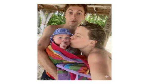 Georgia May Jagger Celebrates 34th Birthday in Beach Bikinis