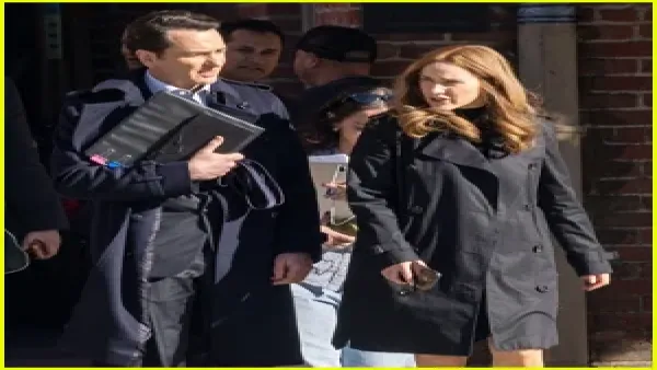Rachel Brosnahan & Matthew Rhys Film Presumed Innocent 2