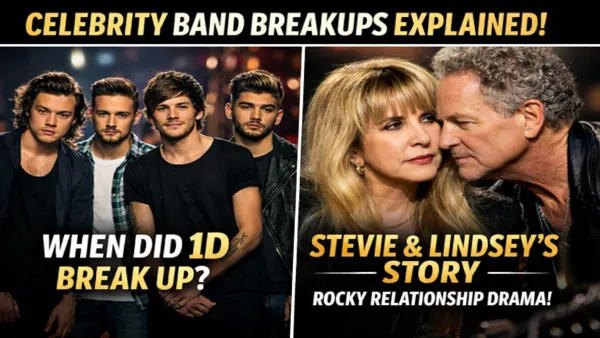 Celebrity Band Breakups Explained: When Did 1D Break Up & Stevie & Lindsey's Story