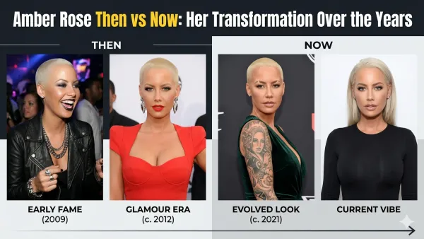 Amber Rose Then vs Now: Her Transformation Over the Years