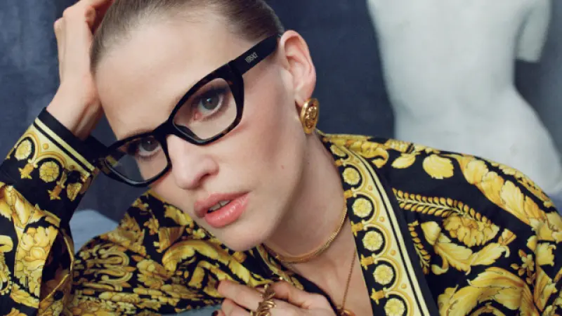 Lara Stone's Versace Eyewear Campaign Sparks Fury: 'Tragic' and 'Repulsive' Say Fashion Insiders