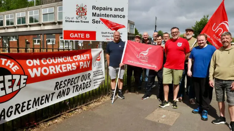 Stoke-on-Trent Council Workers Stage Dramatic Walkout: 'We Deserve Better!'