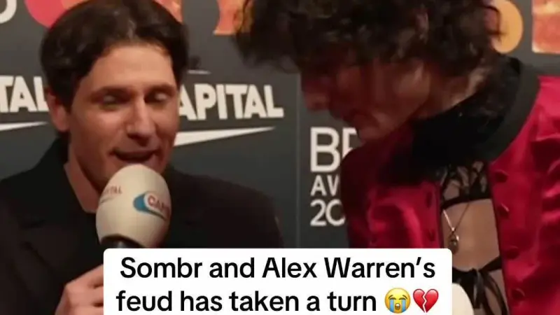 Sombr and Alex Warren Turn the BRIT Awards Into a Battlefield: The Dressing Room Confession That Has Fans Buzzing