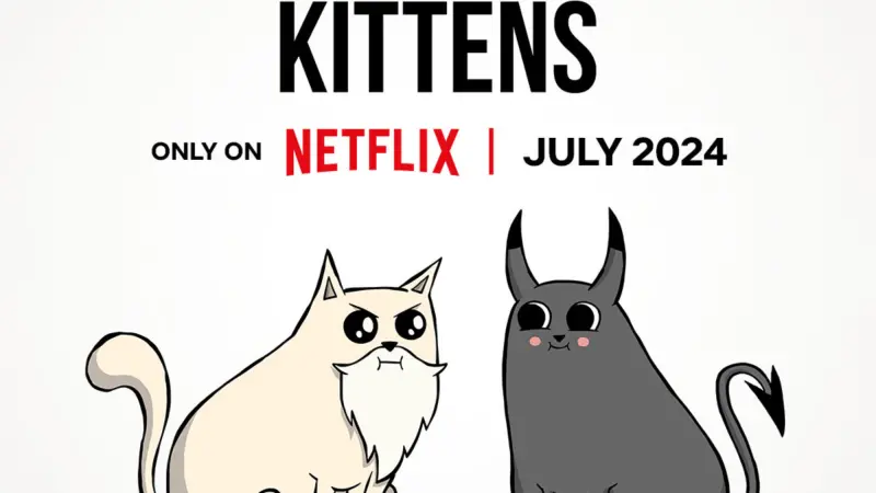 Tom Ellis Goes from Lucifer to Catgod in Netflix’s Exploding Kittens – First Teaser Reveals Divine Chaos