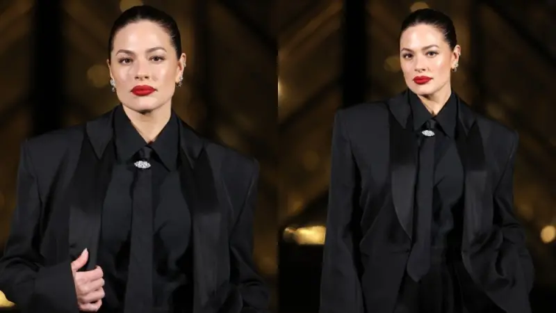Ashley Graham Dazzles in Custom Louis Gabriel Nouchi Suit at Louvre's Historic Grand Fashion Dinner