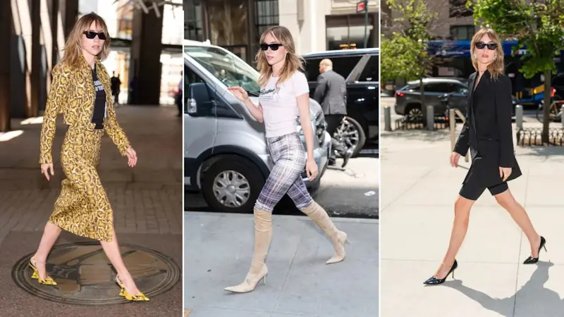 Suki Waterhouse Ditches Summer Sandals for Three Daring NYC Looks in One Day