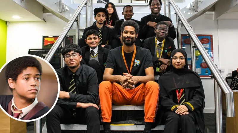 Magical Moments as Harry Potter Star Alfred Enoch Conjures Inspiration at Birmingham School