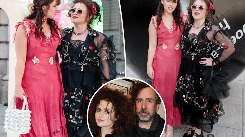 Tim Burton & Helena Bonham Carter’s Daughter Nell Steals the Spotlight in Rare Red Carpet Appearance