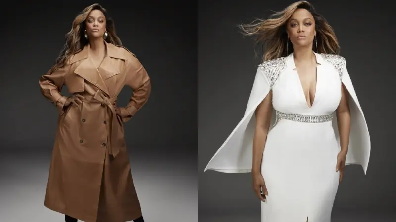 Tyra Banks Brings the Smize to Karen Millen’s Icons Series Vol. 5 – Leather Trenchcoats, Cape Gowns and Major ’90s Energy