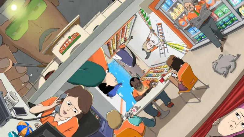 Netflix Drops ‘Dealies’: A Mind-Bending Animated Workplace Comedy From the ‘Scavengers Reign’ Visionaries