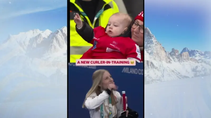 'Curling Baby' River Schwaller Steals Olympic Spotlight from Mom and Dad