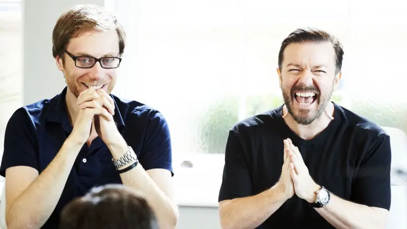 The Office Turns 25: Ricky Gervais' Anniversary Celebration Ignites Mystery Over Stephen Merchant's Omission