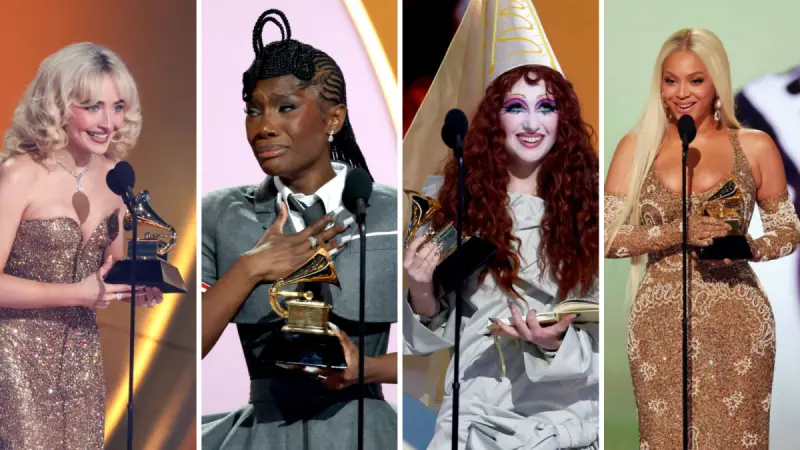 The complete list of winners at the 2025 Grammy Awards main ceremony