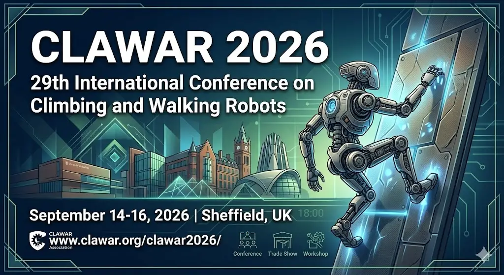29th International Conference on Climbing and Walking Robots