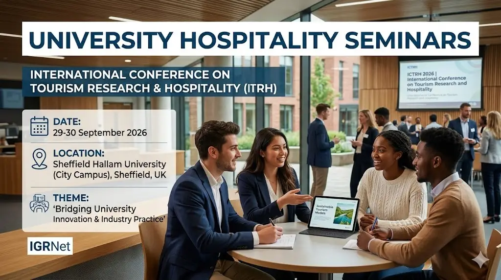 International Conference on Tourism Research and Hospitality