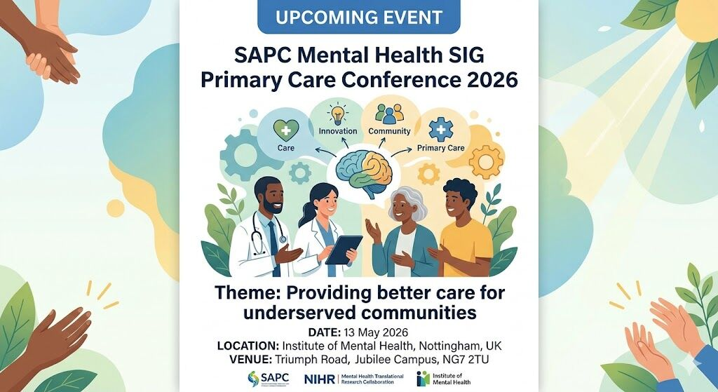 SAPC Mental Health SIG Primary Care Conference