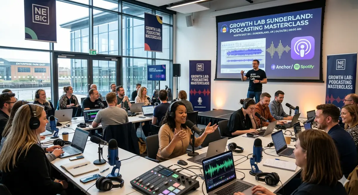 Growth Lab Sunderland Podcasting Masterclass