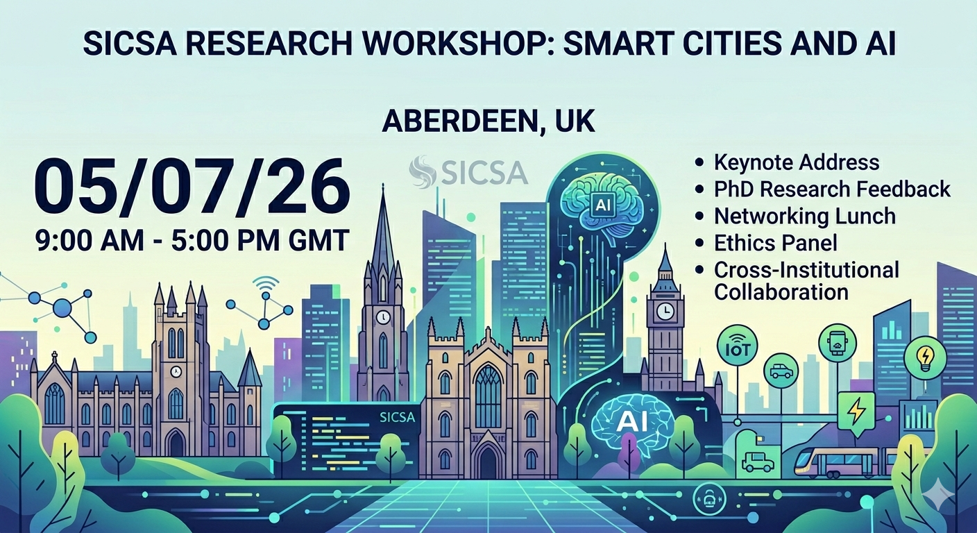 SICSA Research Workshop Smart Cities and AI