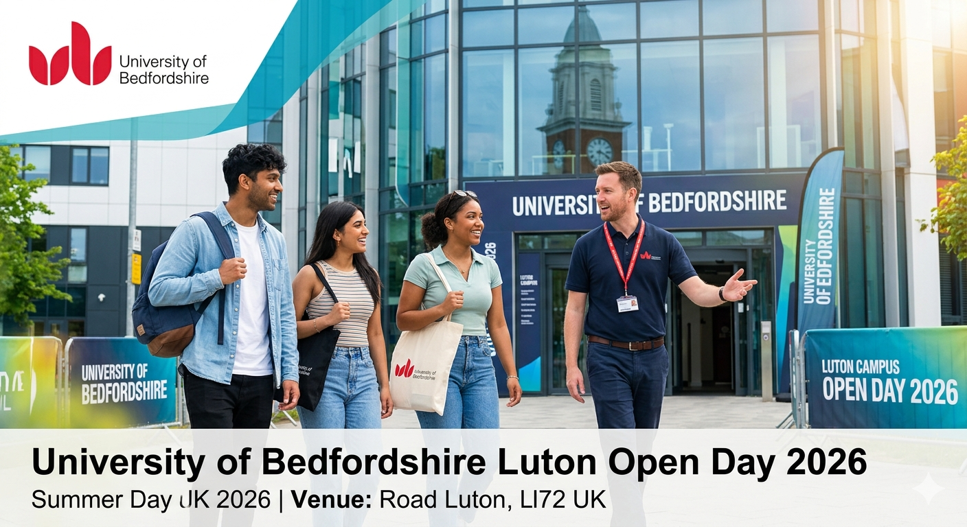 University of Bedfordshire Luton Open Day 2026