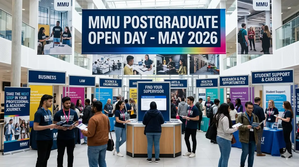 MMU Postgraduate Open Day May 2026