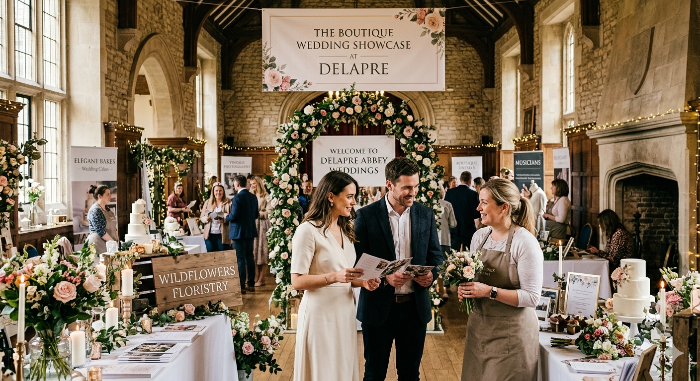The Boutique Wedding Showcase at Delapre