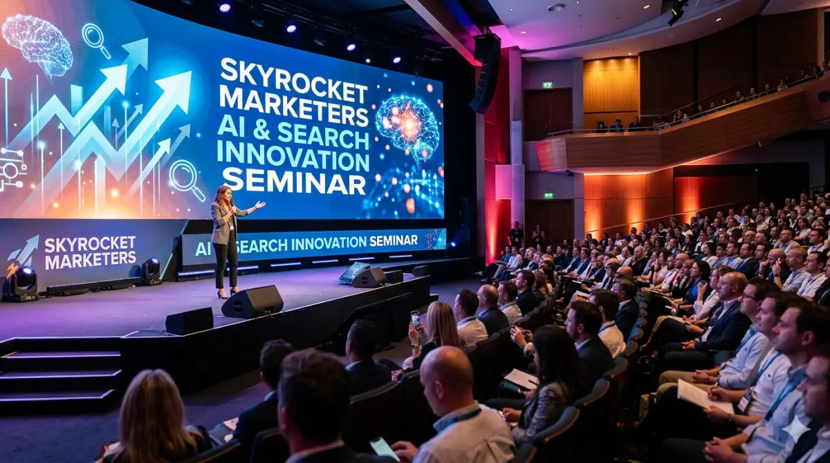 Skyrocket Marketers AI and Search Innovation Seminar