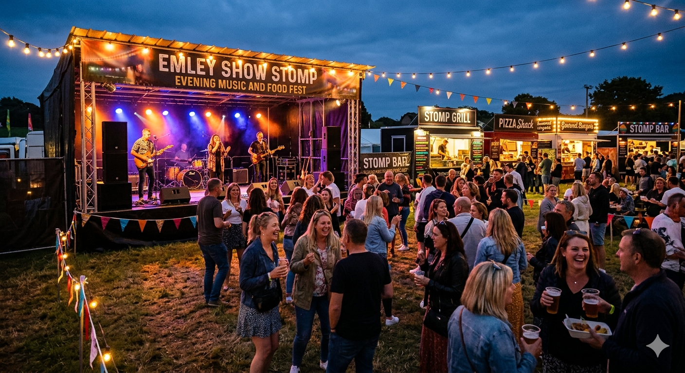 The Emley Show Stomp Evening Music and Food Fest