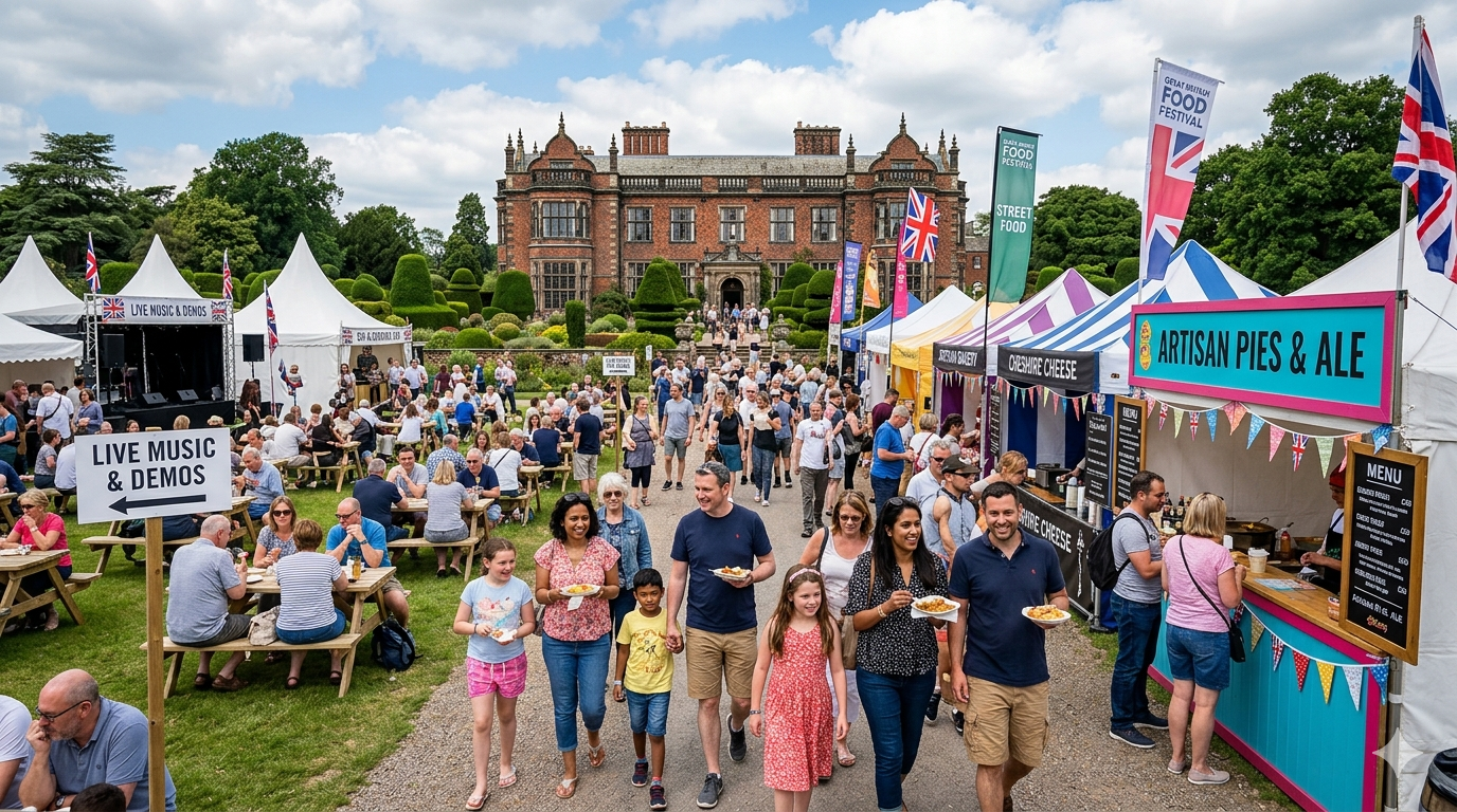 Great British Food Festival Arley Hall Sunday