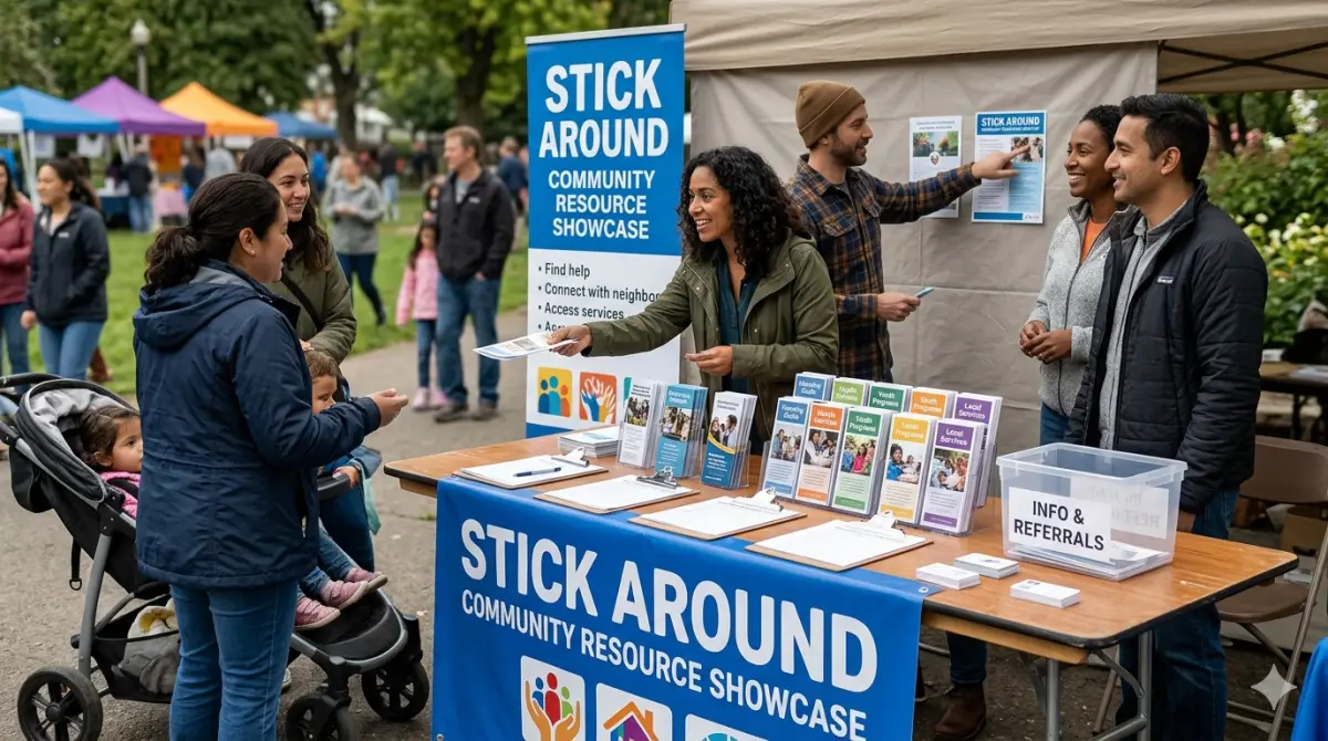 Stick Around Community Resource Showcase