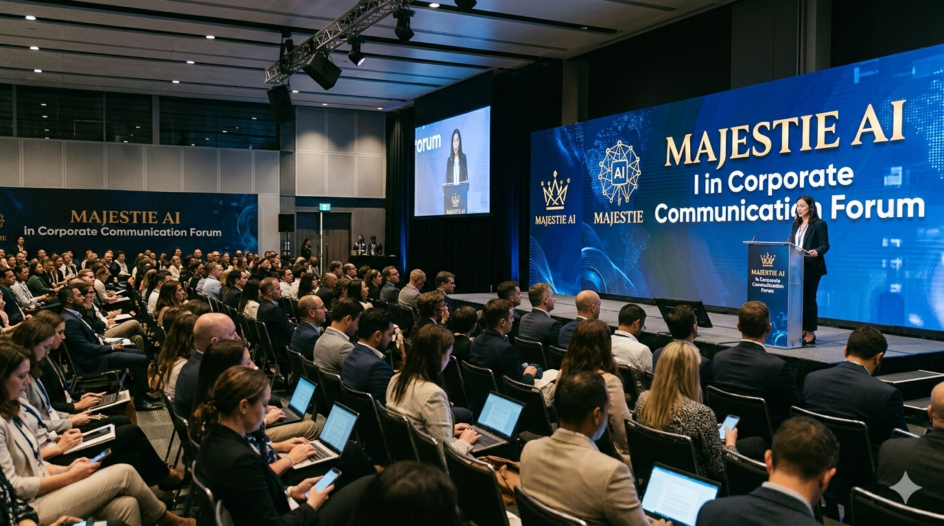 Majestie AI in Corporate Communication Forum