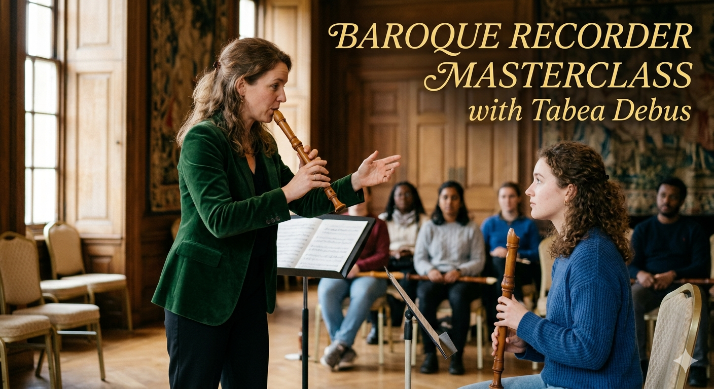 Baroque Recorder Masterclass with Tabea Debus
