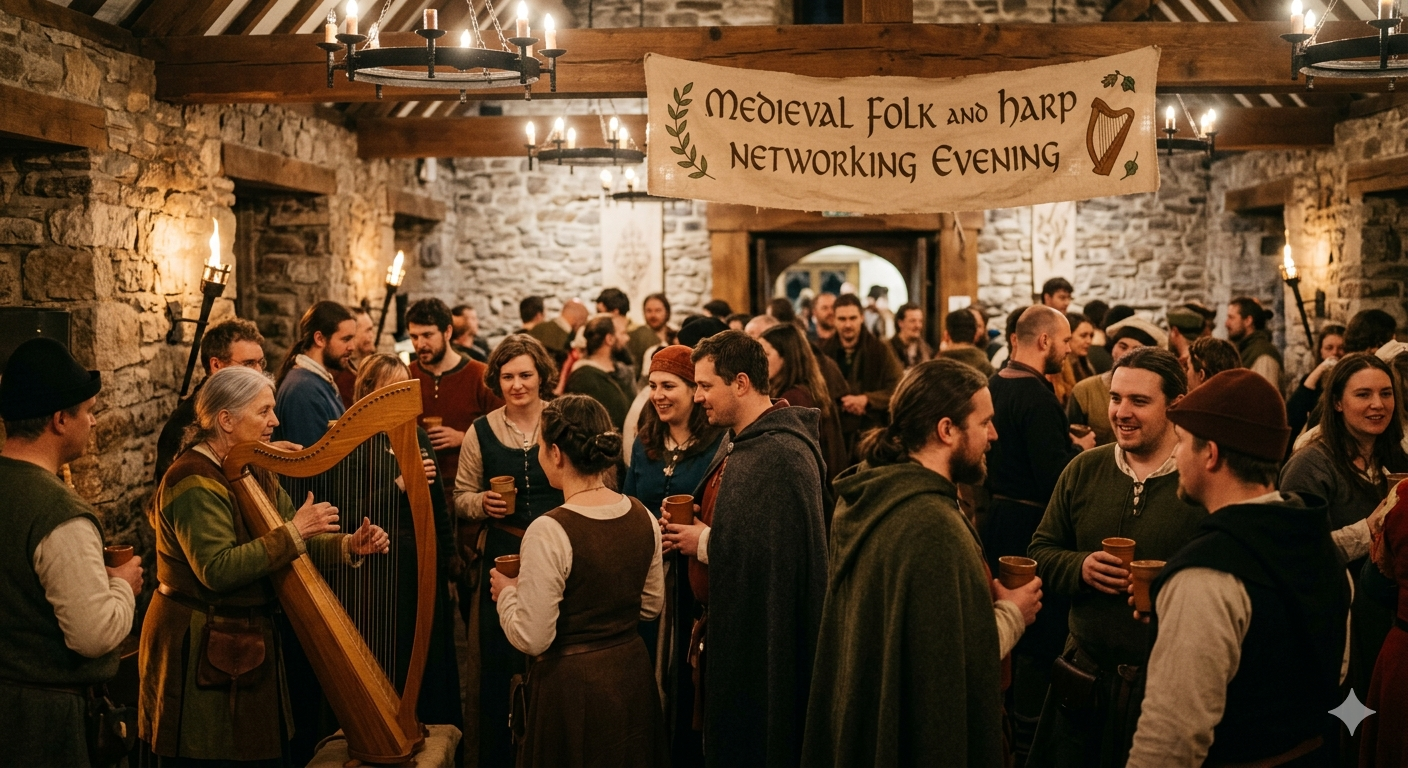 Medieval Folk and Harp Networking Evening