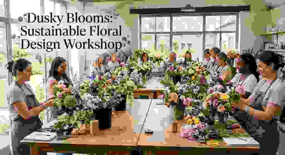 Dusky Blooms - Sustainable Floral Design Workshop
