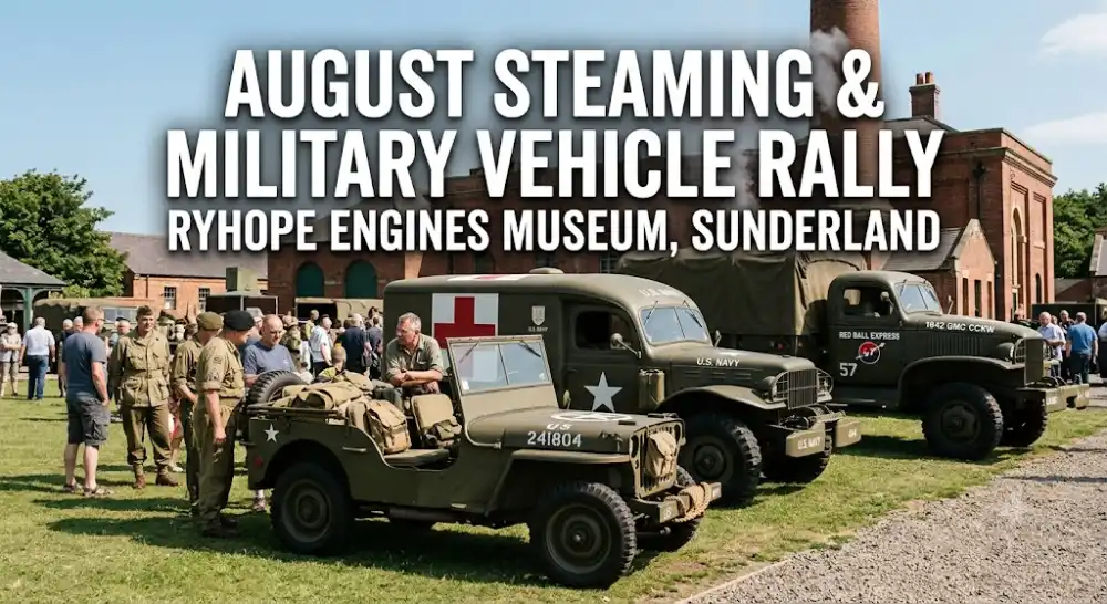 August Steaming And Military Vehicle Rally