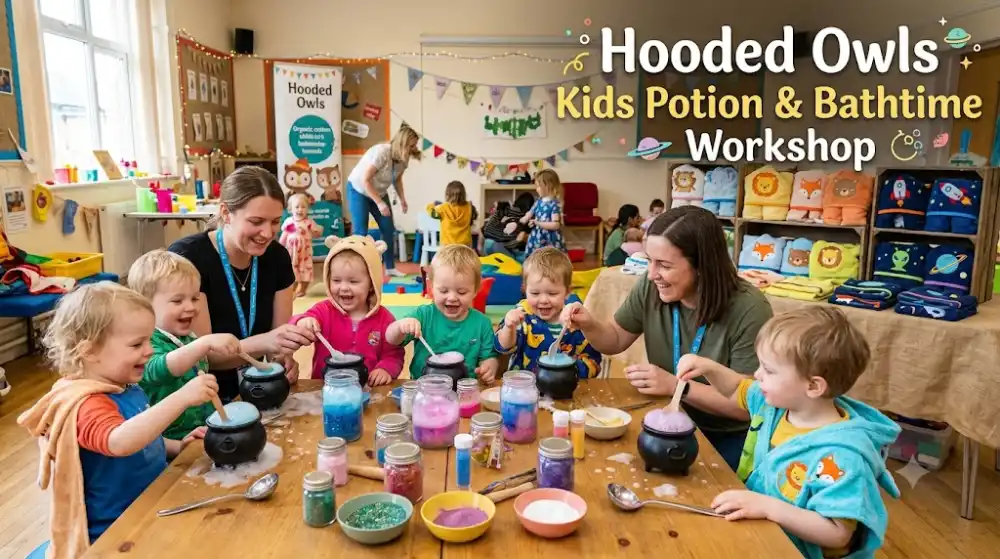 Hooded Owls Kids Potion and Bathtime Workshop