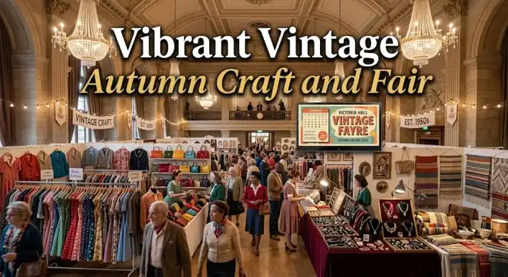 Vibrant Vintage Autumn Craft and Fair