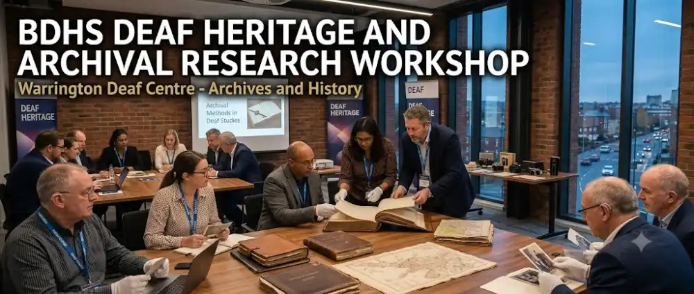 BDHS Deaf Heritage and Archival Research Workshop
