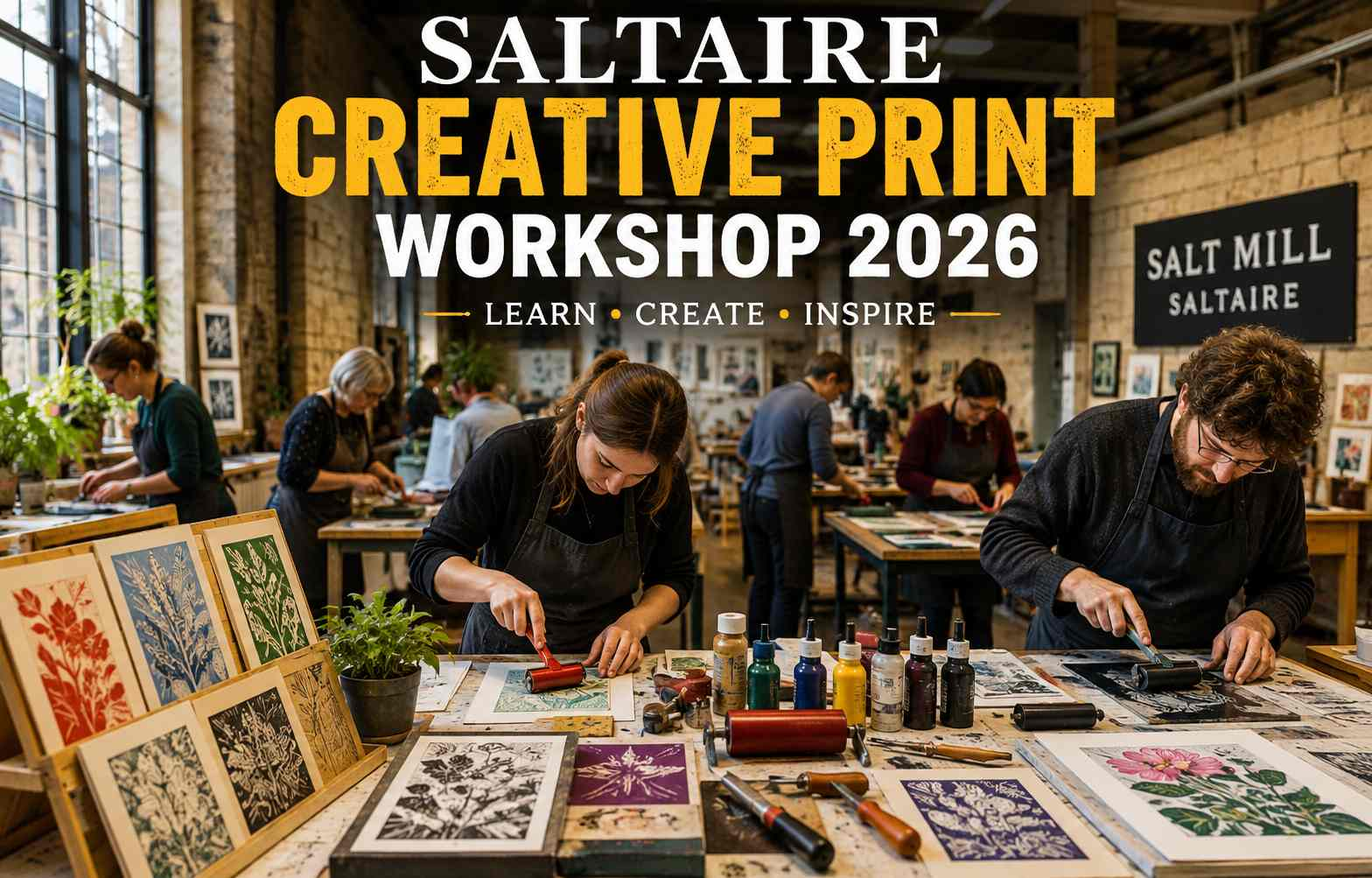 Saltaire Creative Print Workshop 2026
