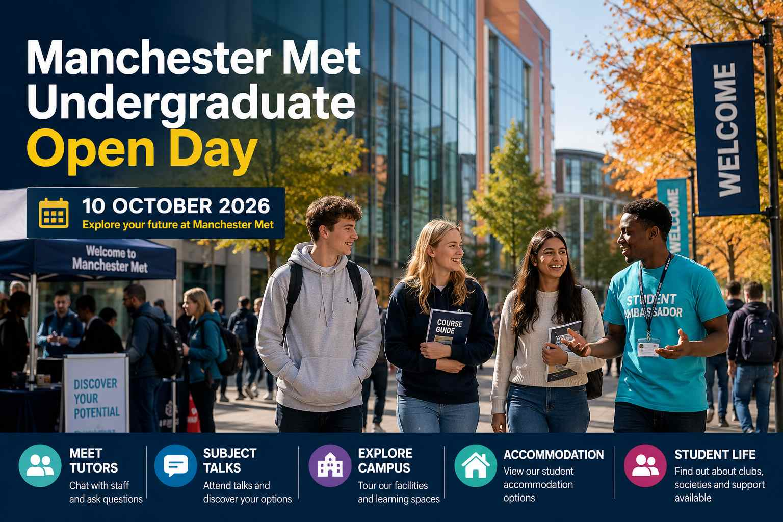 Manchester Met Undergraduate Open Day