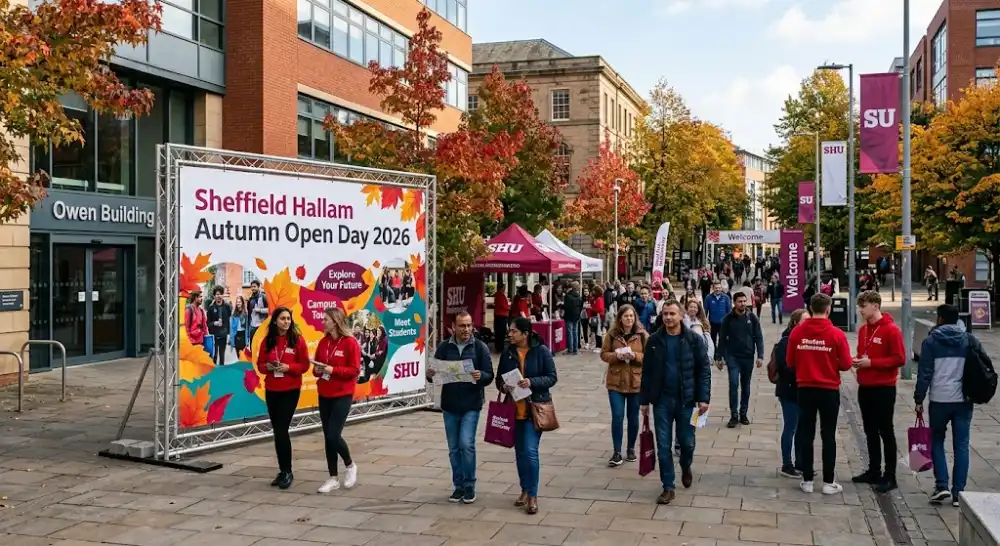 Sheffield Hallam Autumn Open Day 2026
