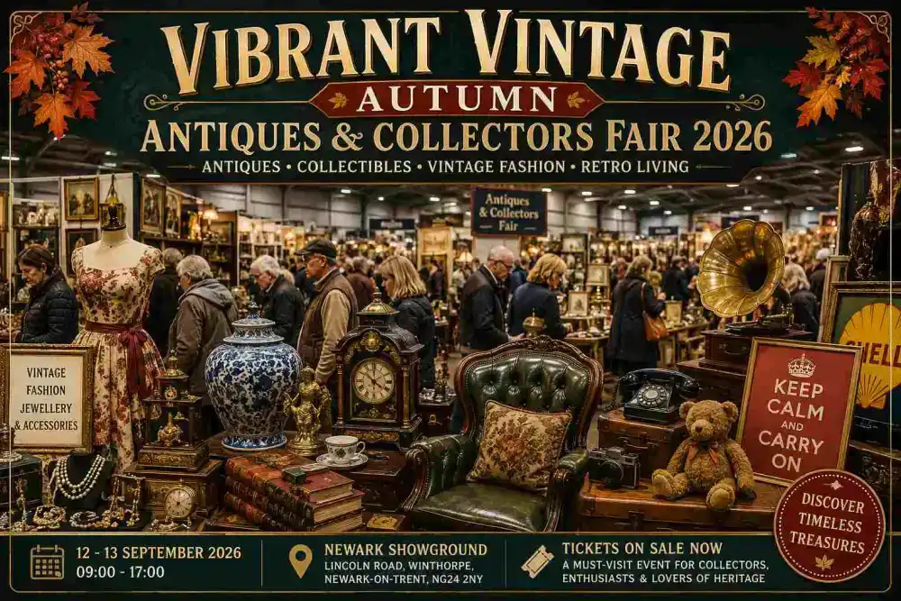 Vibrant Vintage Autumn Antiques & Collectors Fair 2026
