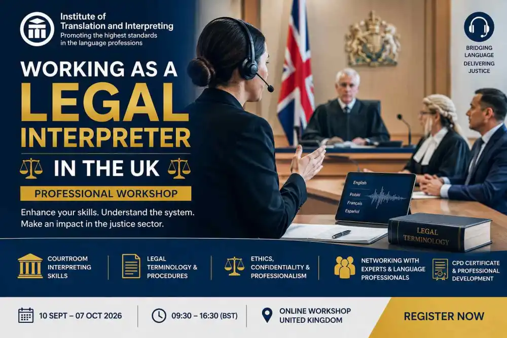Working as a Legal Interpreter in the UK